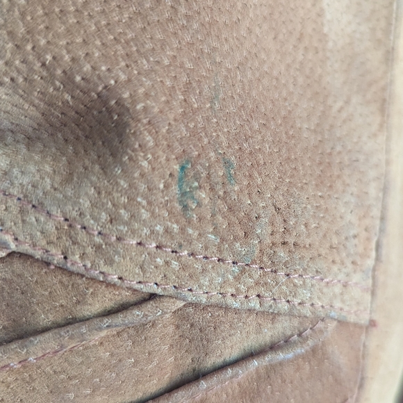 Gorgeous Vintage Genuine Suede Trenchcoat - Picture 3 of 3